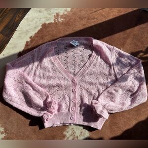 Princess Polly Pink Button-Up Cardigan